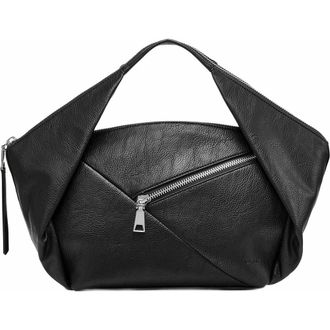 DKNY Monroe Satchel in Black/silver at Nordstrom