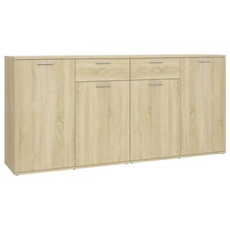 vidaXL Vidaxl - Aparador De Madera De Ingenier&iacute;a Roble Sonoma 160x36x75 Cm