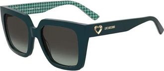Love Moschino Mol 099/S Zonnebril - Dames - Zonnebrillen - Groen - 53 MM - Accessoires