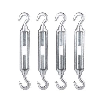 OEM (juego De 4) Tensor De Cable M12 En Acero Galvanizado Din 1480, Gancho De Tensi&oacute;n De Cable De Alta Resistencia (4)