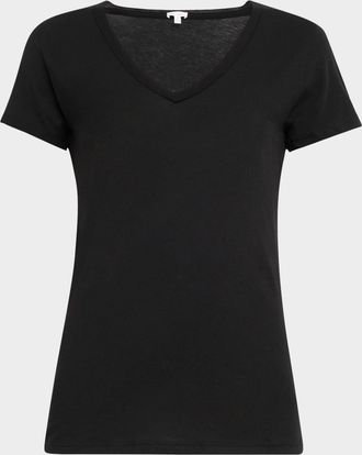 Skin Easy V-Neck Cotton Tee