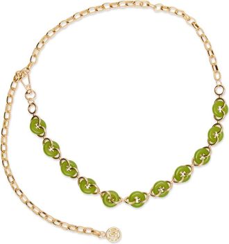 Steve Madden Resin Chain Belt in Green at Nordstrom Rack, Size Large/x-Large