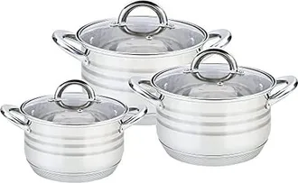 Maestro Mr-3513-6l Juego De Ollas De 6 Piezas (2,9 L, 5,1 L, 6,5 L)