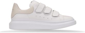 Alexander McQueen Oversized Sneakers - Heren - Sneakers - Wit - 45 1/2 EU - Leer - Schoenen