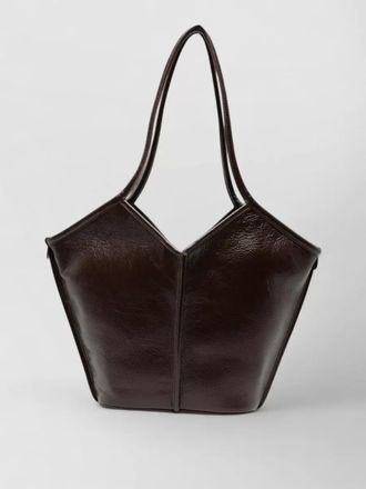 Hereu leather shoulder bag