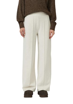 s.Oliver Sweathose S.OLIVER, Damen, Gr. 36, N-Gr, light beige melange, Sweatware, Obermaterial: 50% Baumwolle, 50% Polyester, meliert, lang, Hosen Sweathose, m