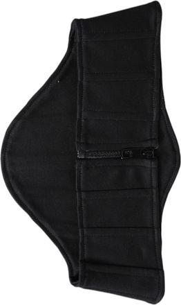 Dolce & Gabbana Black Cotton Waist Tuxedo Belt Womens Cummerbund