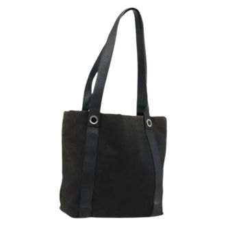 Bulgari Pre-owned Tote Bags, female, Black, Size: ONE SIZE Pre-owned Vintage Tote Bag