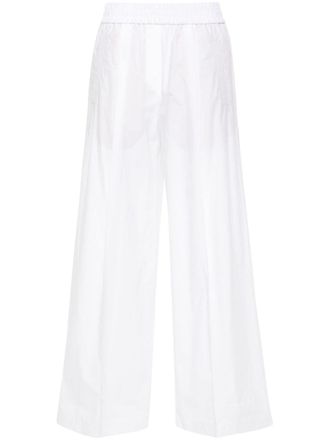 Brunello Cucinelli Broek met elastische taille - Wit