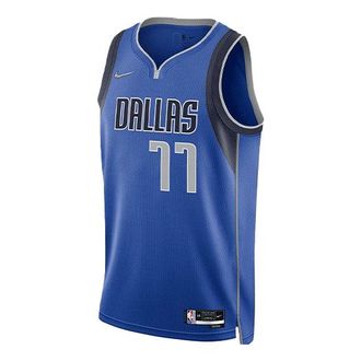 Nike NBA Retro Basketball Jersey/Vest SW Fan Edition Dallas Mavericks Doncic No. 77 Blue DB3568-480