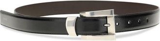 Versace Womens Black Calf Leather Bos Taurus Regular Belt