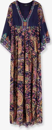 Etro Vestito lungo in viscosa multicolore - ETRO - gender_Woman