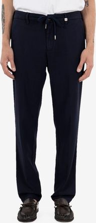 Myths Pantalone in ice cotton blu navy