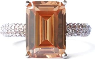 Izabel Display Anello Mega Rectangle - Toni neutri