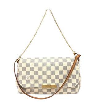 Louis Vuitton Pre-owned N41275 Schoudertas - Dames - Pre-owned - Wit - Maat: ONE Size