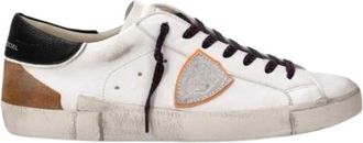 Philippe Model Prsx Sneakers - Heren - Sneakers - Wit - 42 EU - Katoen - Schoenen