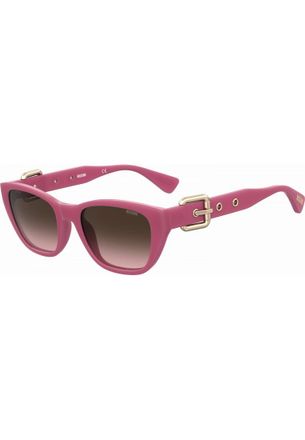 Moschino Womens MOS130-S-MU1 MOS130 S 55 MU1 Sunglasses - Pink - One Size