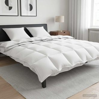 vidaXL Vidaxl Set Di Piumoni 3 Pz 260 X 220 Cm Tutte Le Stagioni Bamb&ugrave; Bianco