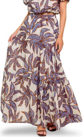 Flying Tomato Print Maxi Skirt in White/Blue at Nordstrom Rack, Size Medium