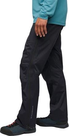 Black Diamond Fineline Stretch Full-Zip Pant - Mens at Nordstrom, Size Medium S