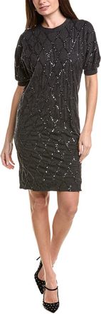 Brunello Cucinelli Gray Wool Casual Womens Dress