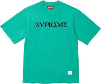 SUPREME SS26 Greek S/S T-shirt Aqua SUP-SS26-290-PINE