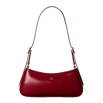 Calvin Klein Shoulder Bags, female, Red, Size: ONE SIZE Small Shoulder Bag
