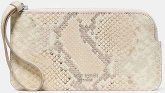 Kate Spade New York Zippy Snake Embossed Wristlet
