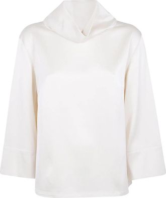 By Malene Birger Long Sleeve Tops - Dames - Longsleeves - Wit - M - Tops