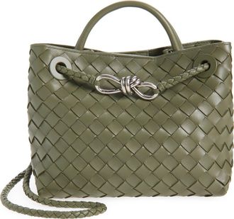 Bottega Veneta Small Andiamo Intrecciato Shoulder Bag in 3297 Pickle-Vin Si at Nordstrom