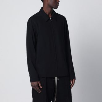 Rick Owens Zip-up wool shirt jacket