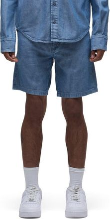 Hudson Venice Ribbed Cotton Herringbone Chino Shorts at Nordstrom, Size 31