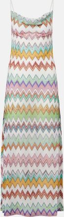 Missoni Zigzag lam&eacute; maxi dress