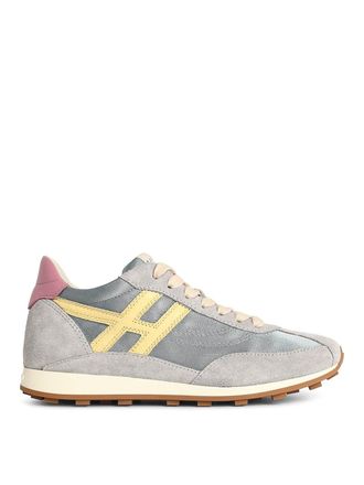 Hogan H699 Light Blue Leather Blend Sneakers