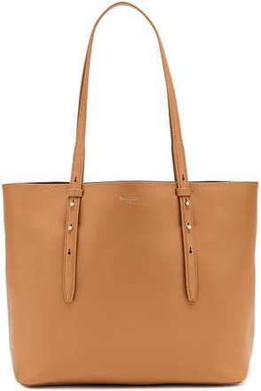 Kate Spade New York Do It All Fine Grain Leather Large Tote Womens Handbags Biscotti