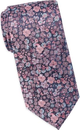 Nordstrom Rack Lohan Floral Tie in Navy at Nordstrom Rack
