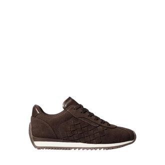 Michael Kors Zapatillas Rhodes de ante trenzado - Shoes - Mujer - Marr&oacute;n - 38 1/2 EU