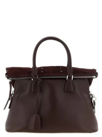 Maison Margiela Maroon 5AC Soft Medium Satchel