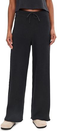 Splendid Jet Set Sweater Pants Womens Clothing Black : LG (Womens 10-12), Cashmere/Cotton/Elastane