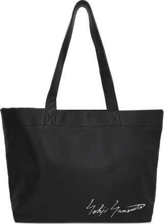 Yohji Yamamoto Borsa tote in pelle - Nero