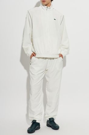 Lacoste Tracksuit: Sweatshirt, Trousers, Mens, White