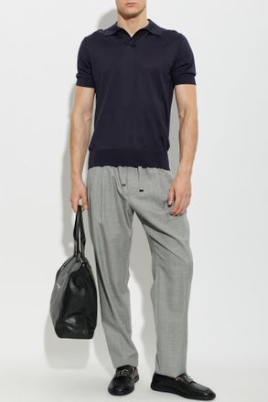 Dolce & Gabbana Wool Trousers, Mens, Grey