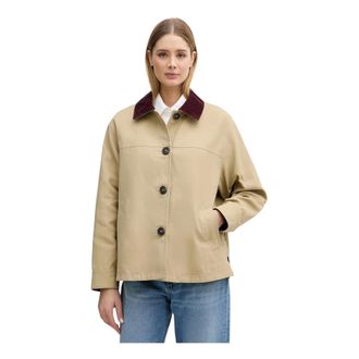 Benetton Dames, Jassen, Beige, Maat: XL Katoen