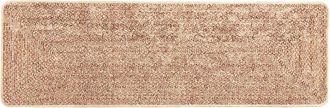 vidaXL Pasillo De Alfombra Marsa Marr&oacute;n 100 X 350 Cm Poli&eacute;ster Y Pvc Vidaxl