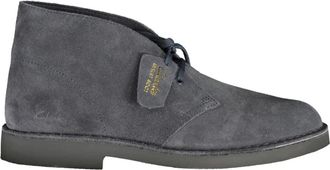 Clarks Desert Boot Evo - Heren - Veterlaarzen - Blauw - 41 EU - Leer - Schoenen