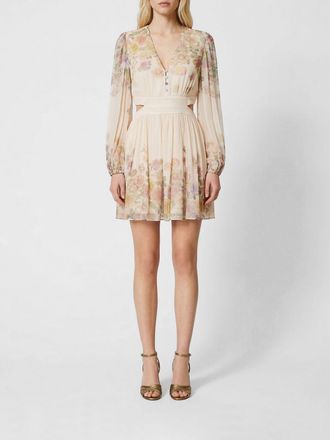 Twinset Viscose Mini Dress with Floral Print