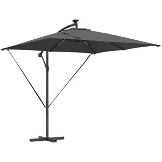 vidaXL Parasol De Cantilever Tipo Pl&aacute;tano Antracita 249 X 249 X 250 Cm Vidaxl