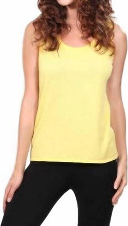 Angel Bra Friendly Tank Top In Yellow