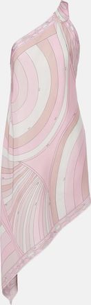 Pucci Abito corto Iride in twill di seta