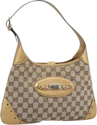 Gucci Borsa a spalla Pre-owned in Tela - - Pre-owned - Donna - Beige - ONE SIZE